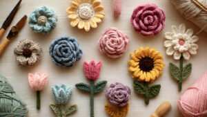 25 Beautiful Crochet Flower Ideas for Beginners and Experts