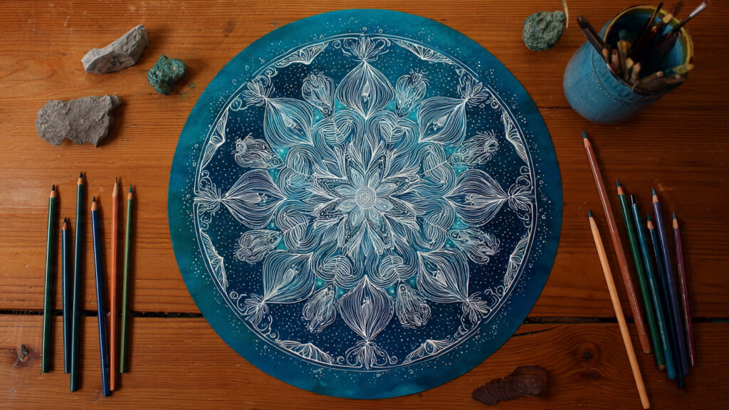 a mandala drawing for nature inspired