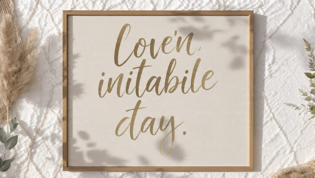 21 Boho Wall Art Ideas for a Cozy, Artistic & Trendy Home boho typography wall art inspirational quote neutral