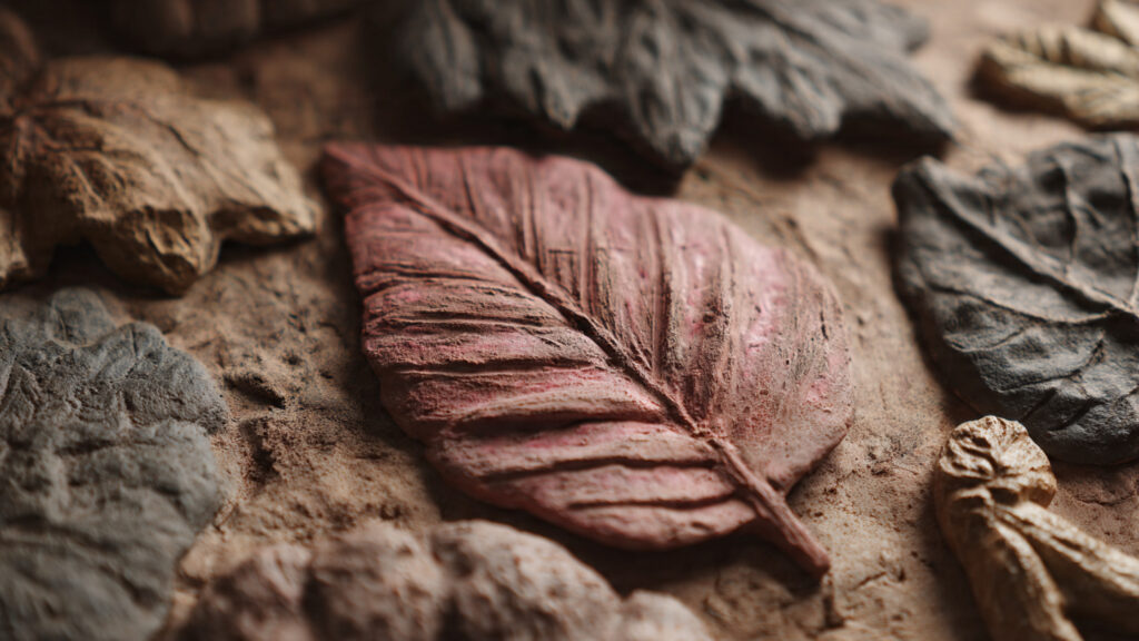 25 Amazing Clay Art Ideas & DIY Projects to Spark Your Creativity clay leaf impression art with natural textures