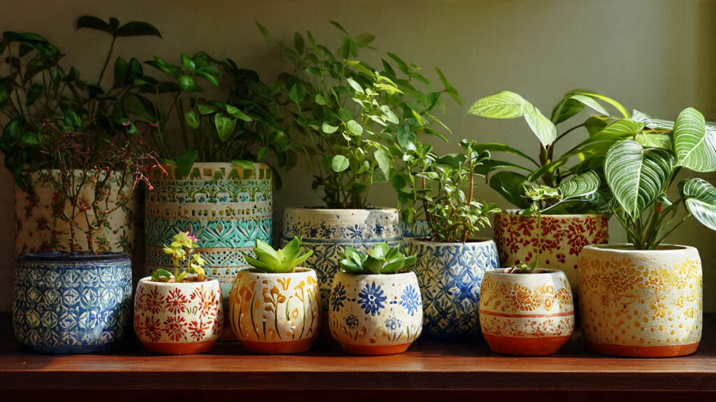 25 Amazing Clay Art Ideas & DIY Projects to Spark Your Creativity decorative clay flower pots with hand painted designs