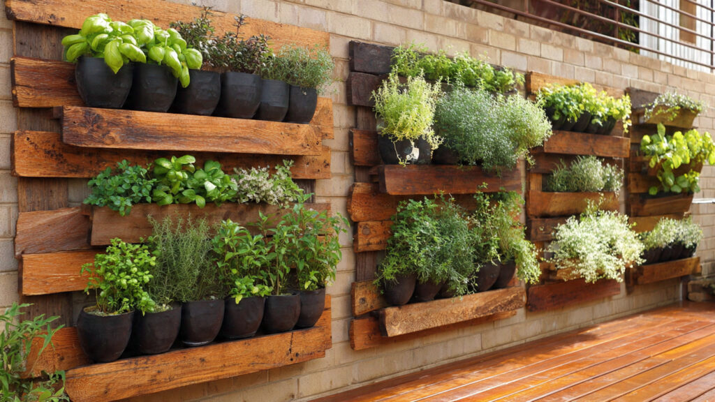 10 DIY Garden Crafts That Add Charm to Small Outdoor Spaces diy vertical garden made from wooden pallets