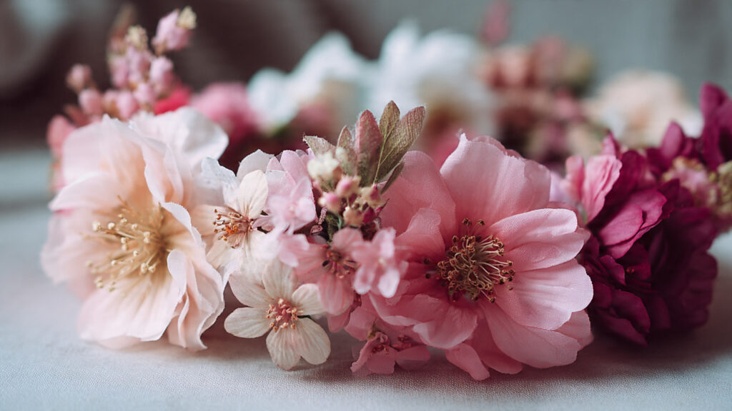 27 Easy Spring Craft Ideas & Creative DIY Projects floral headbands with spring flowers soft boho
