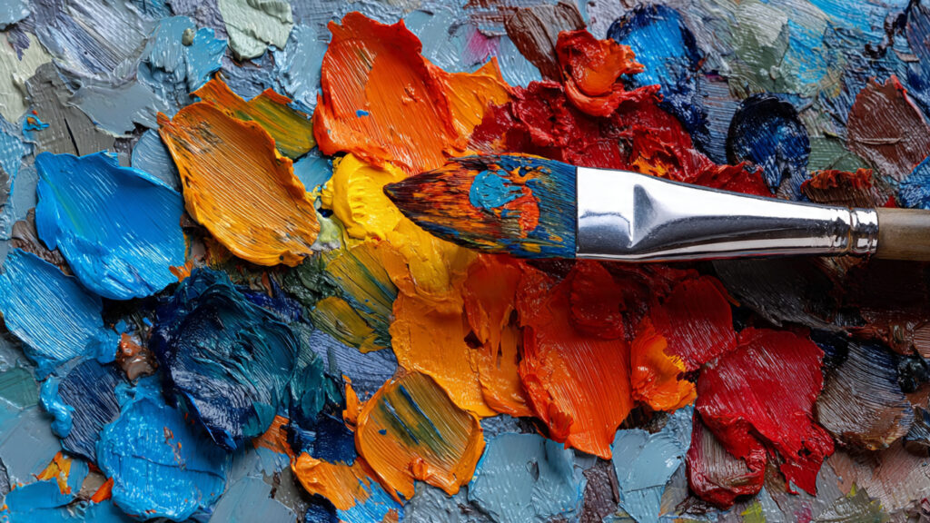 impasto oil painting technique thick paint on