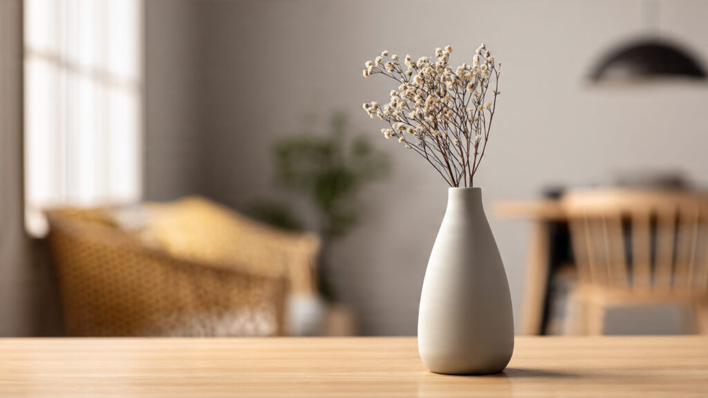 23 Creative Vase Painting Ideas to Elevate Your Home Decor matte monochrome painted vase sleek modern interior