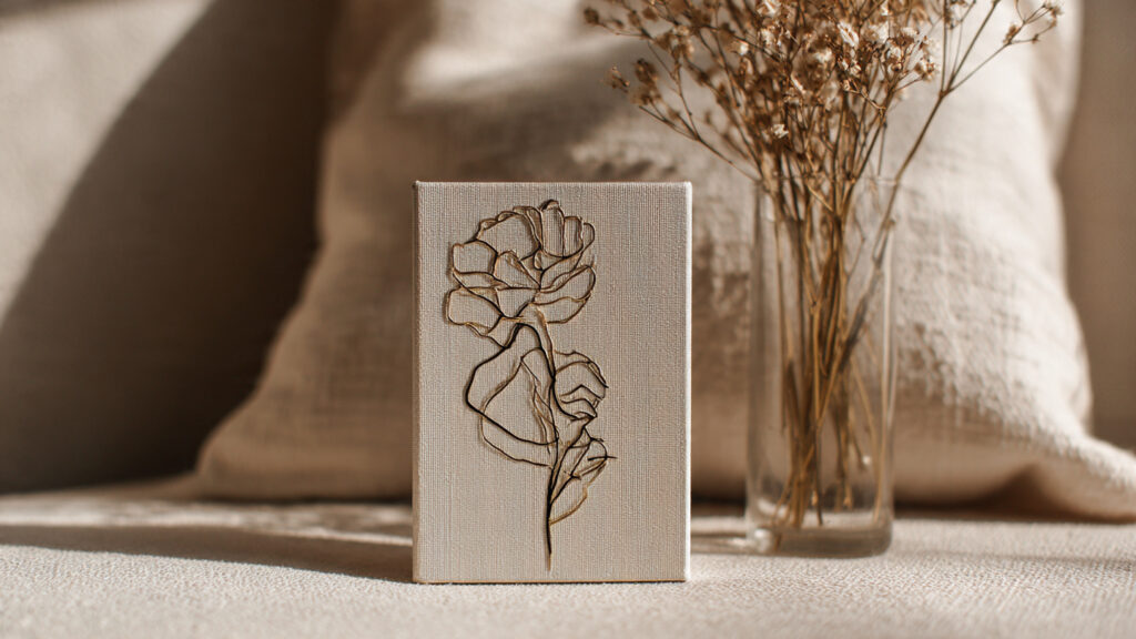 15 Adorable Mini Canvas Painting Ideas For Fun minimal line art mini canvas painting single line