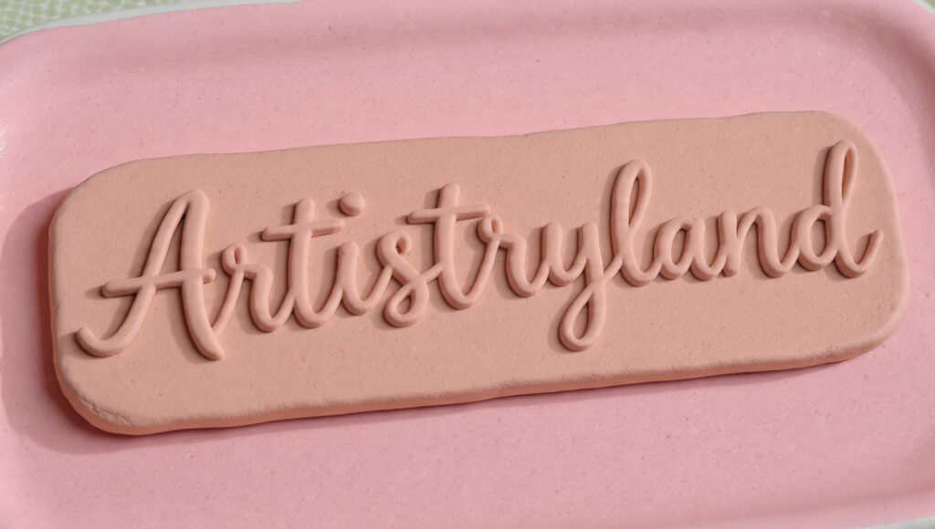 25 Amazing Clay Art Ideas & DIY Projects to Spark Your Creativity personalized clay name plate with hand lettered text