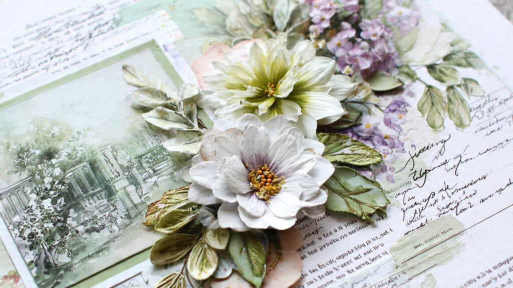 27 Easy Spring Craft Ideas & Creative DIY Projects spring scrapbook layout with flowers and pastel