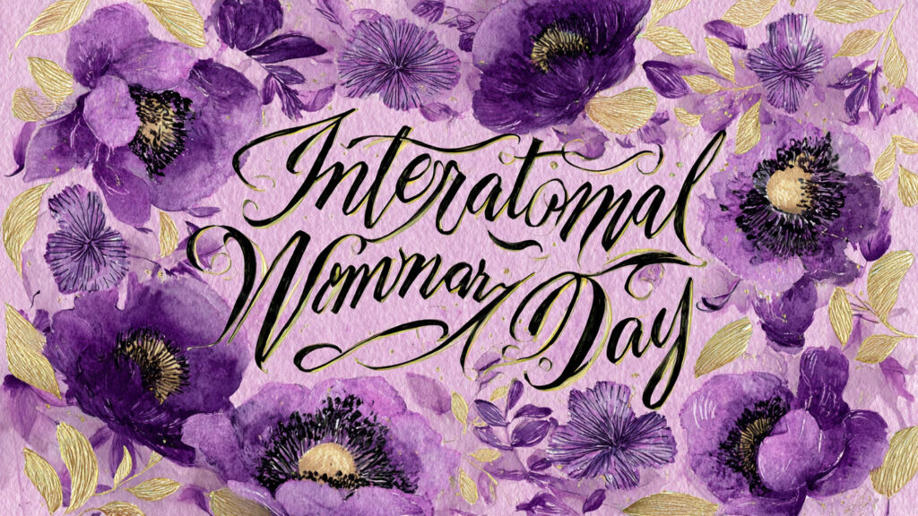 inspirational international womens day poster art 