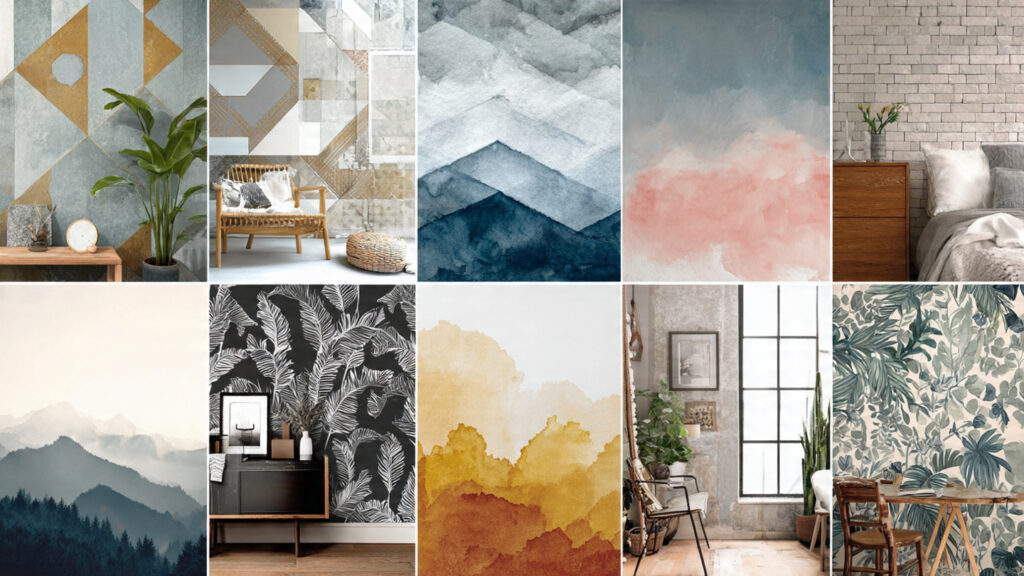Stunning Wall Decor Painting: 13 Ideas to Transform Your Home collage of 13 creative wall decor painting ideas i