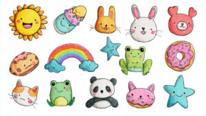 Adorable Cute Drawings for Kids 9: Fun & Easy Art Ideas