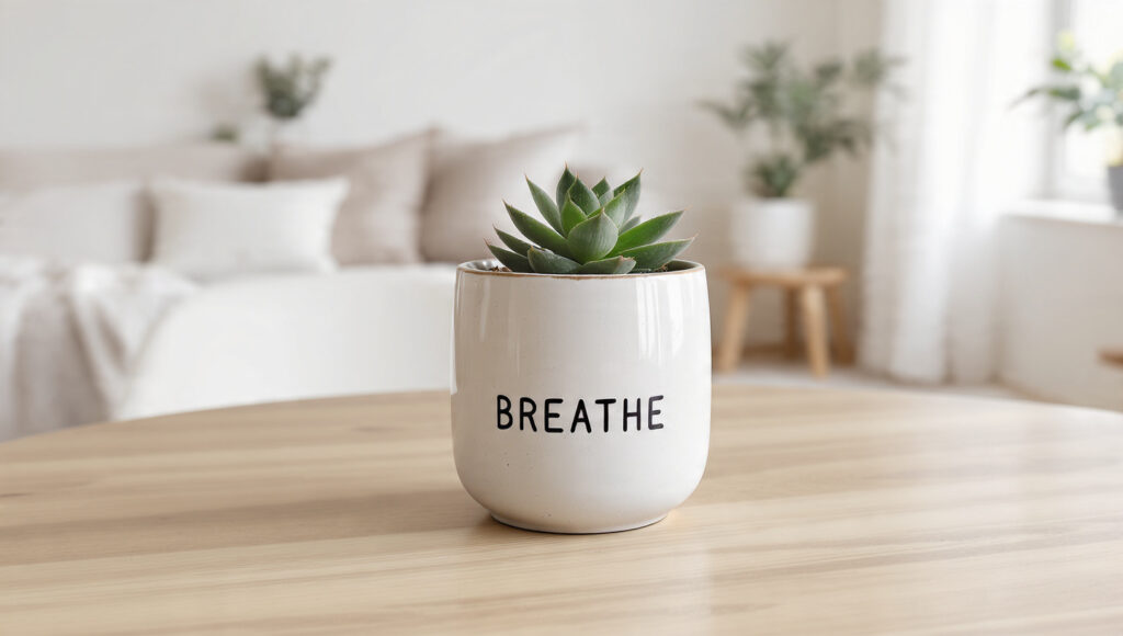 25 Creative Flower Pot Painting Ideas for DIY Garden Décor flower pot with inspirational quote in black lette