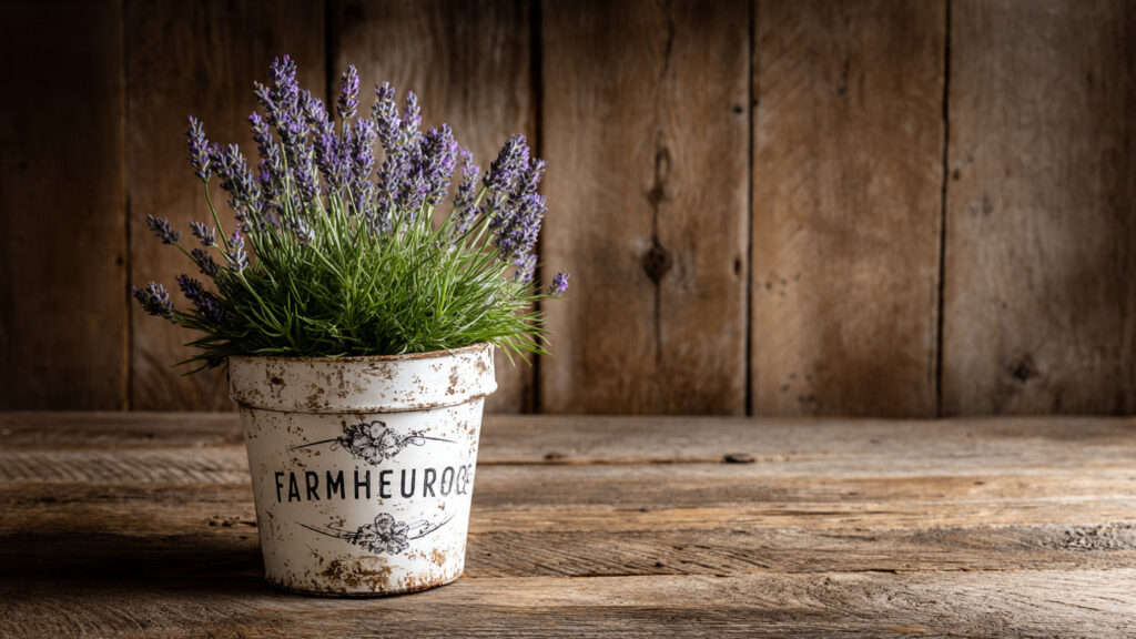 25 Creative Flower Pot Painting Ideas for DIY Garden Décor rustic distressed white flower pot with farmhouse