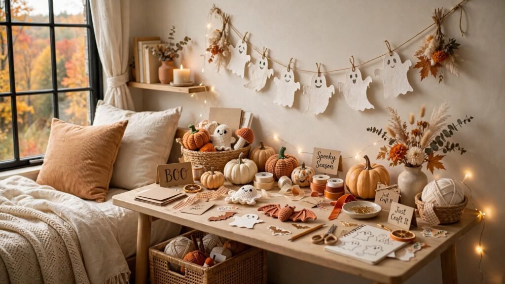 10 Simple Halloween to Transform Your Home cozy autumn window craft corner