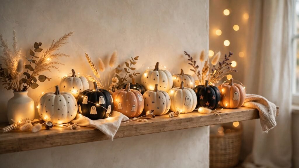 10 Simple Halloween to Transform Your Home cozy fairy lights