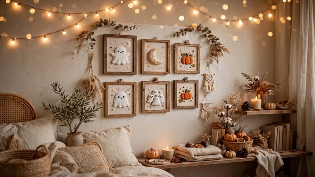 15 Easy & Simple Halloween Decor Ideas cozy halloween bedroom
