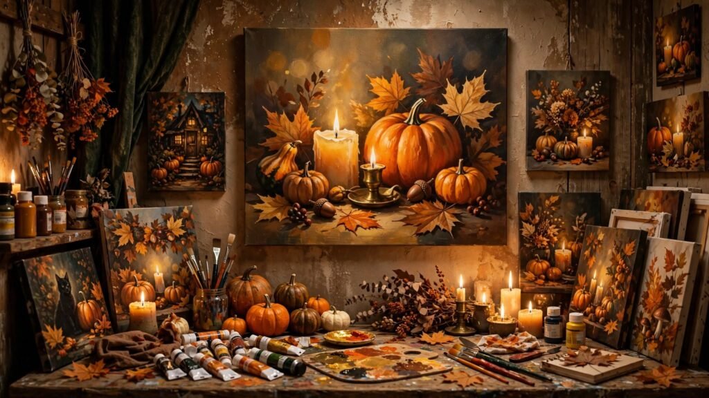 15 Halloween Theme Canvas Painting Ideas image 20260919 162056