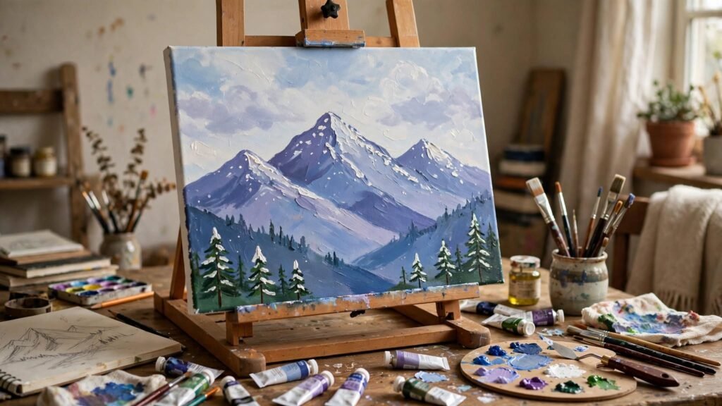 Easy Oil Painting: 13 Ideas for Beginners image 20260921 221143