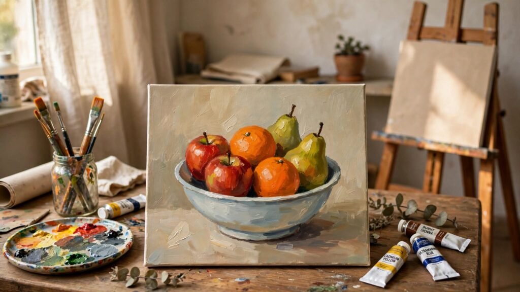 Easy Oil Painting: 13 Ideas for Beginners image 20260921 221320