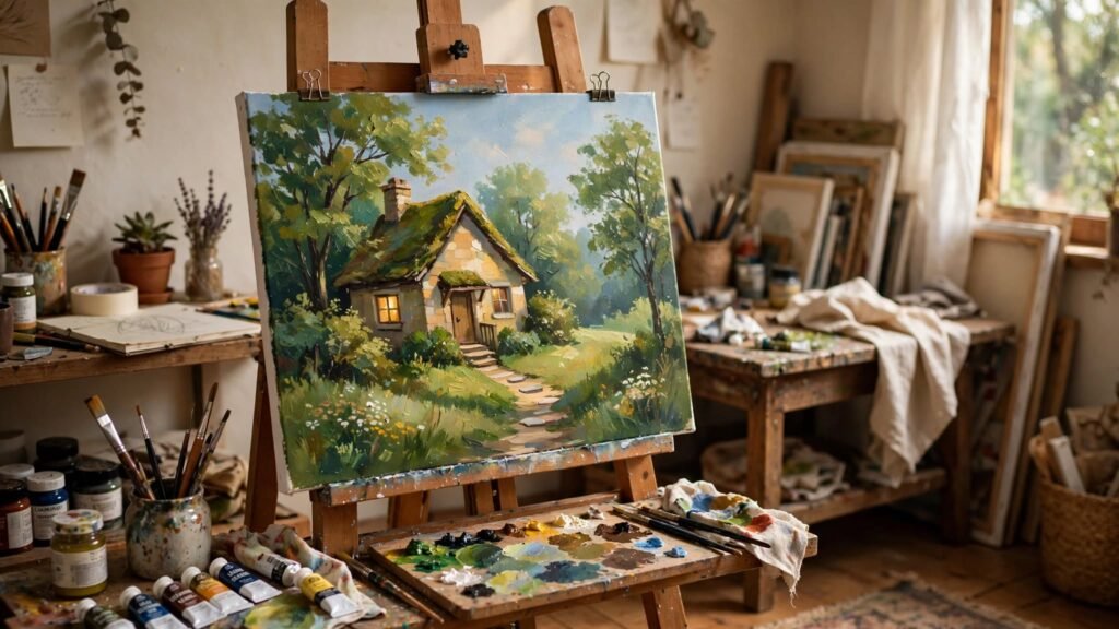 Easy Oil Painting: 13 Ideas for Beginners image 20260921 221341