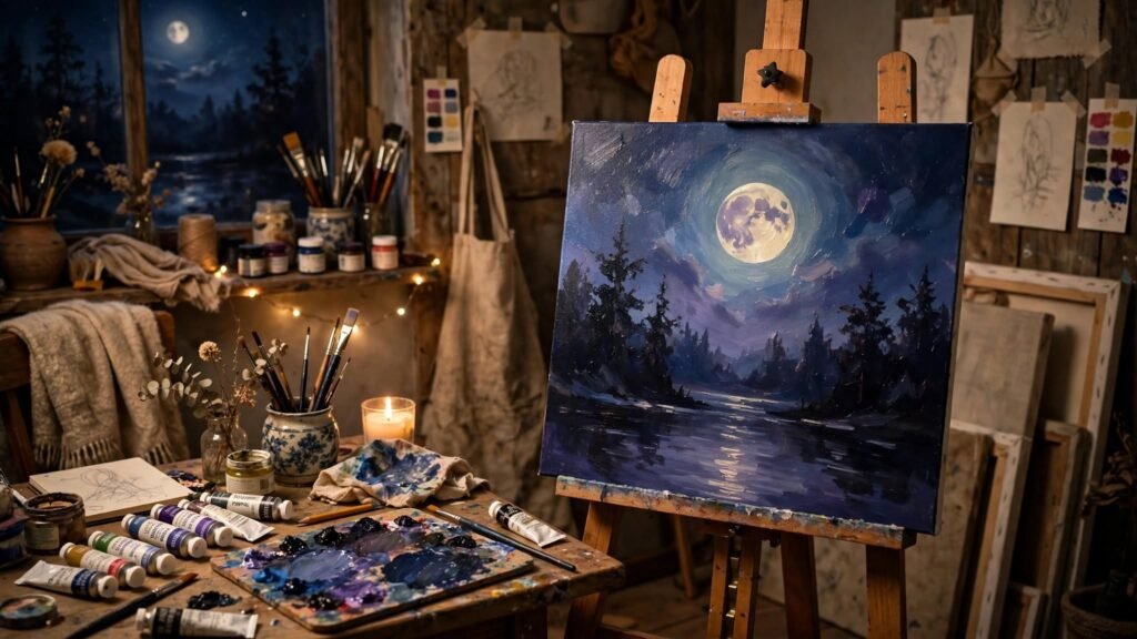 Easy Oil Painting: 13 Ideas for Beginners image 20260921 221402