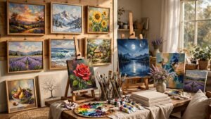 Easy Oil Painting: 13 Ideas for Beginners