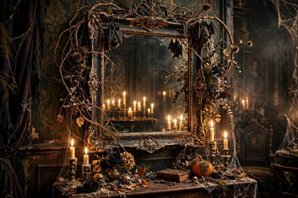 ornate victorian mirror