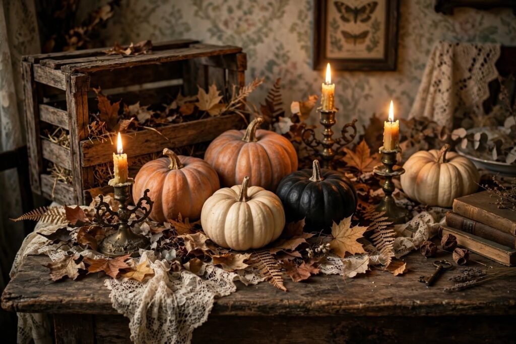 victorian halloween pumpkins